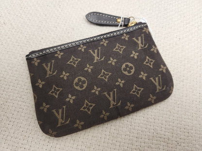 LV Minilin Canvas Key Pouch