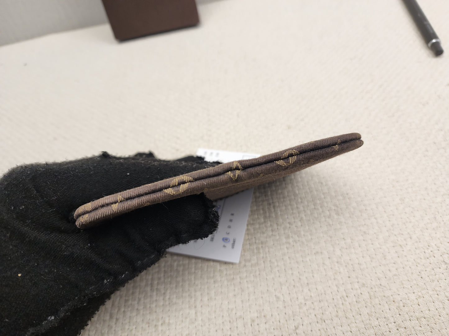 LV Minilin Canvas Key Pouch