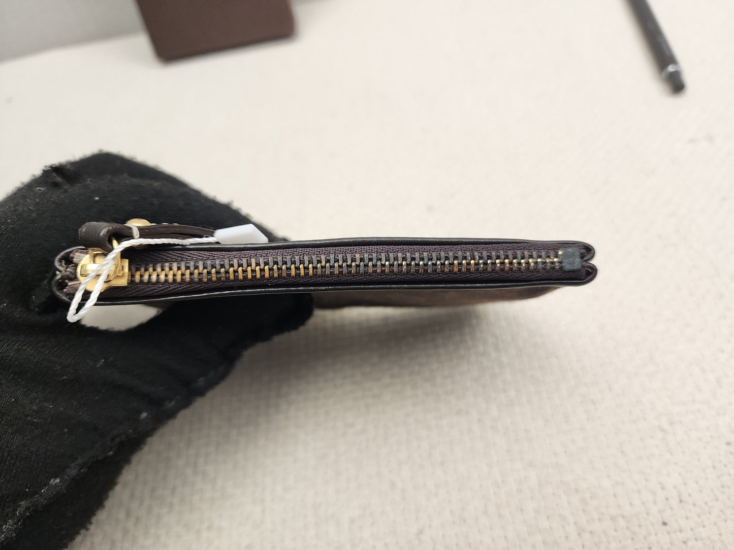 LV Minilin Canvas Key Pouch