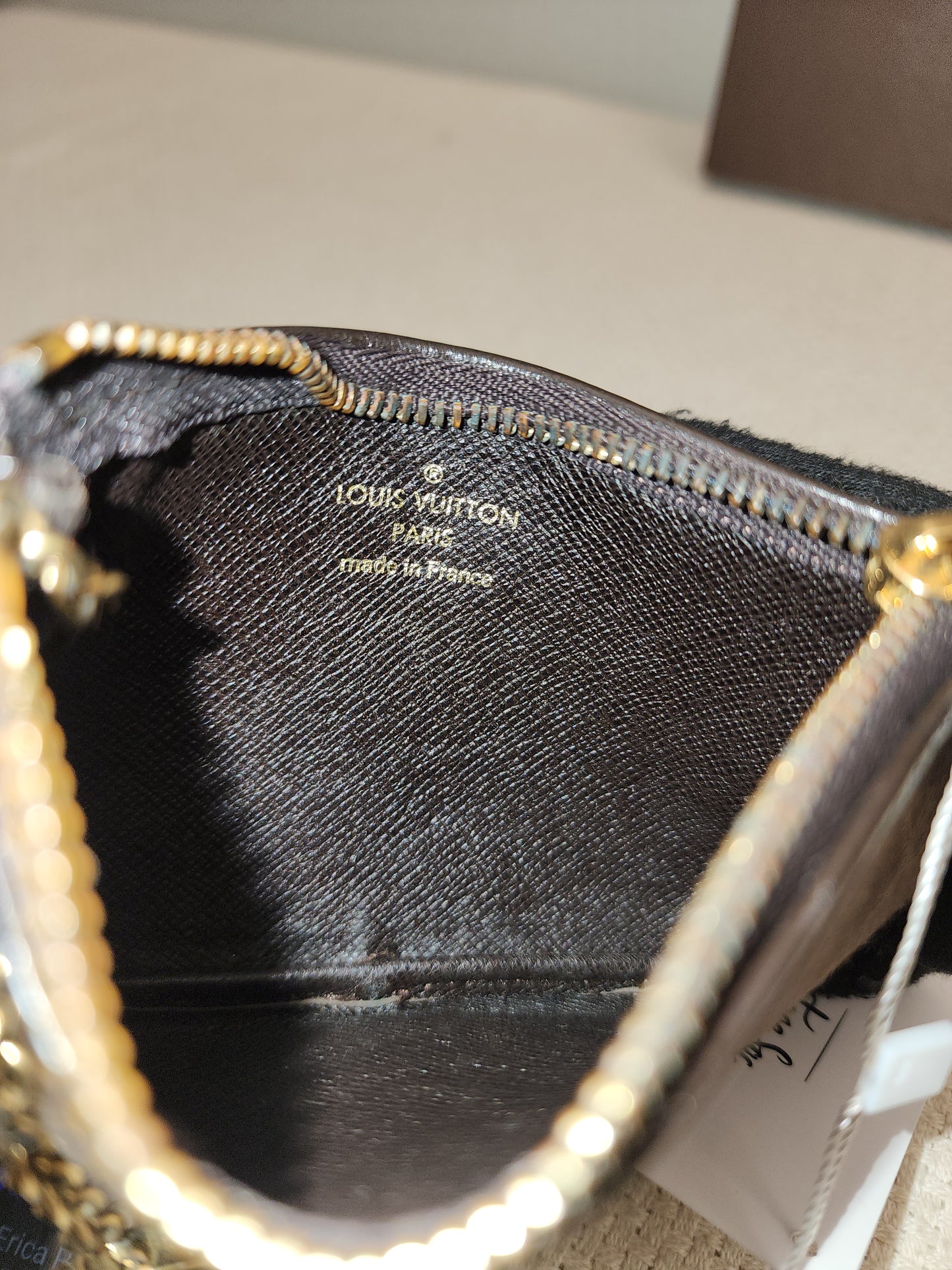LV Minilin Canvas Key Pouch