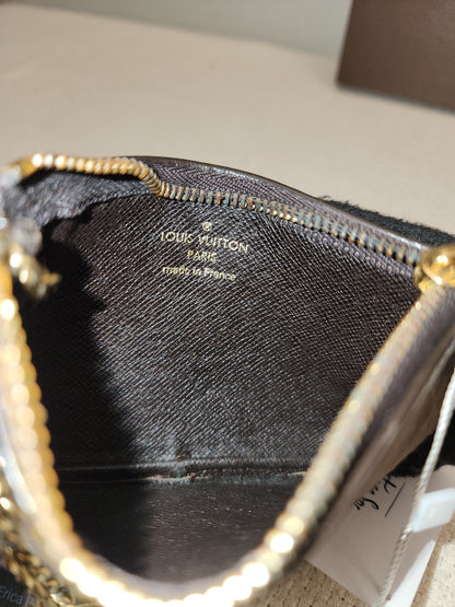 LV Minilin Canvas Key Pouch