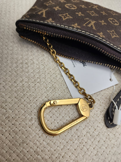 LV Minilin Canvas Key Pouch