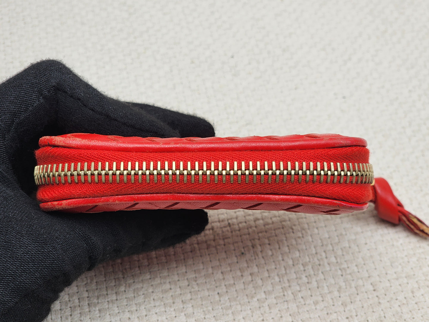 Gucci Red Calfskin Sylvie Shoulder Bag (GHW)