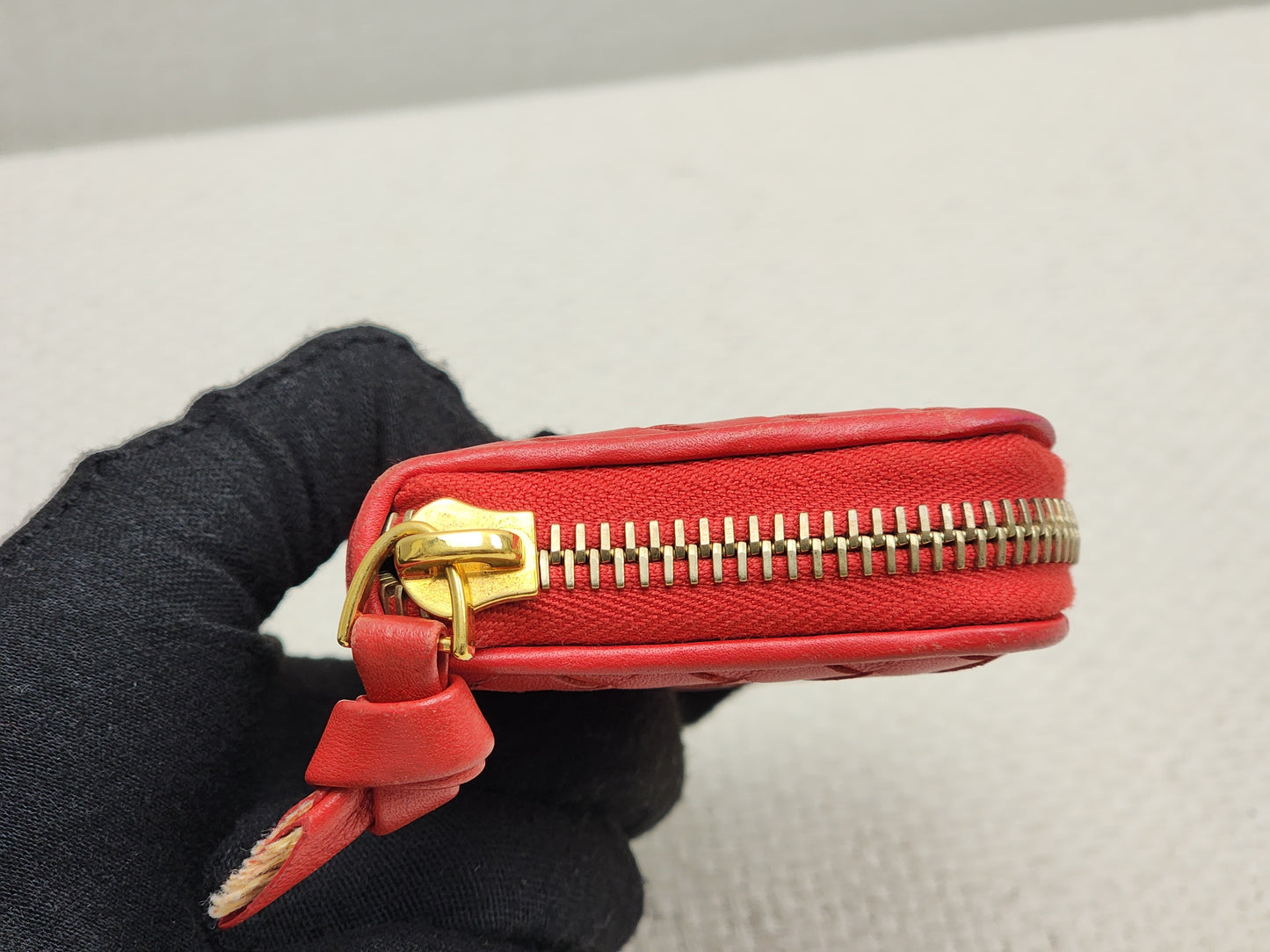 Gucci Red Calfskin Sylvie Shoulder Bag (GHW)