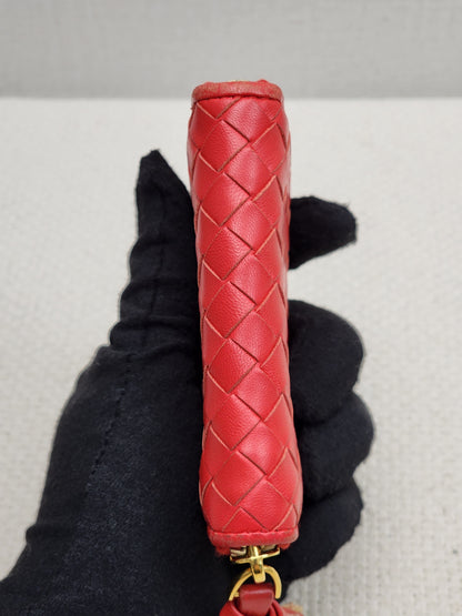 Gucci Red Calfskin Sylvie Shoulder Bag (GHW)