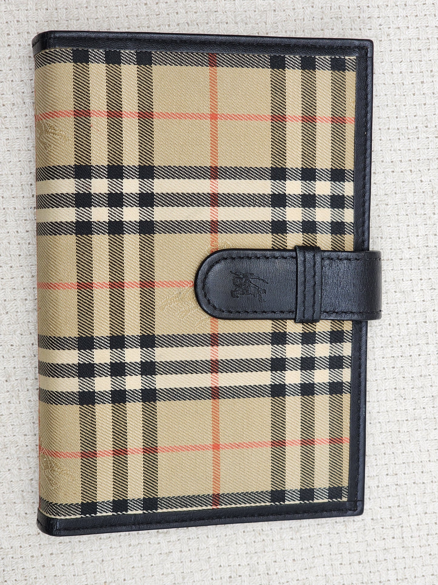 Burberry Nova Check 6-ring Agenda Planner