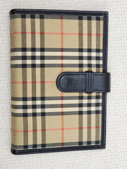 Burberry Nova Check 6-ring Agenda Planner