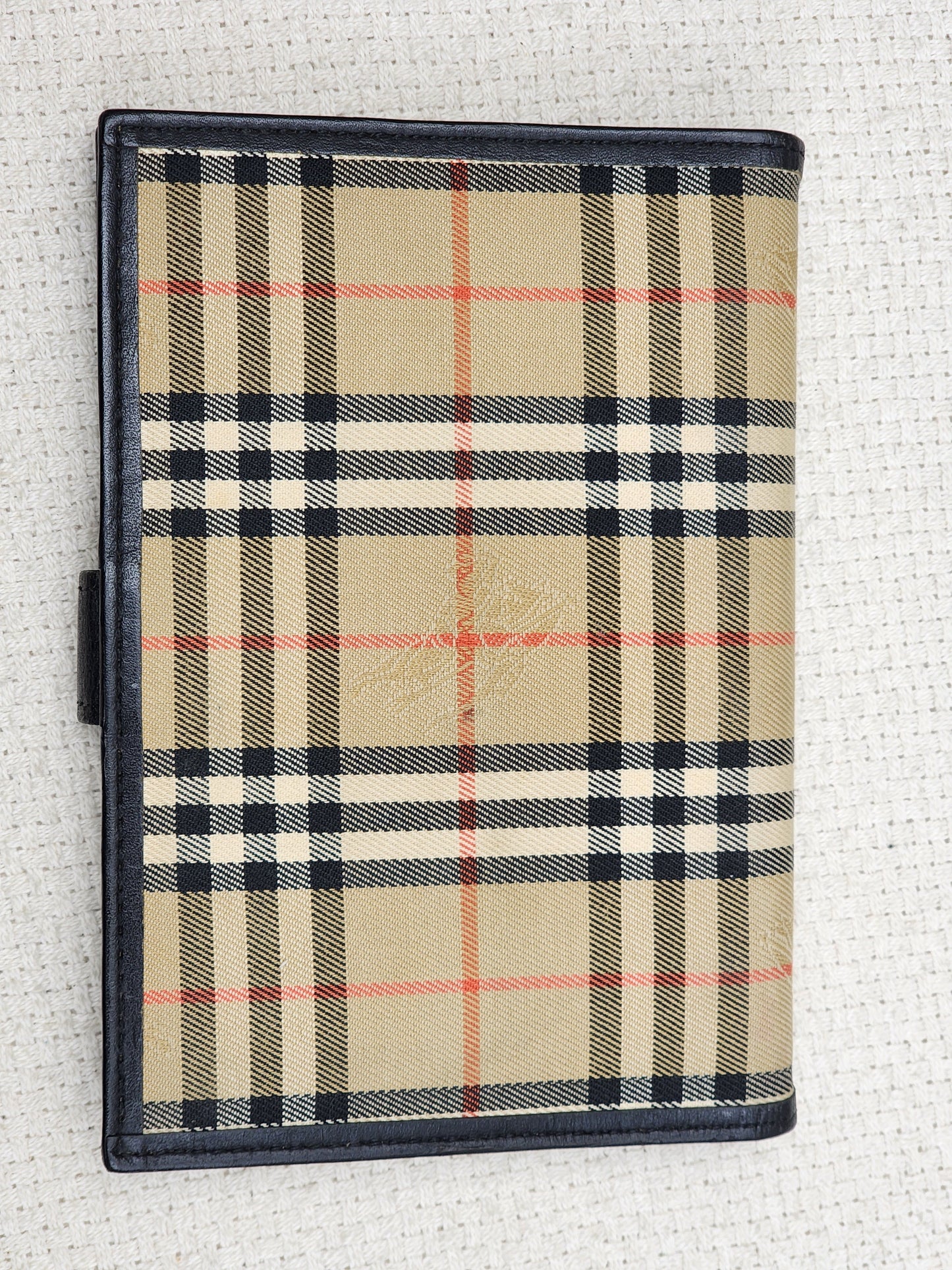 Burberry Nova Check 6-ring Agenda Planner