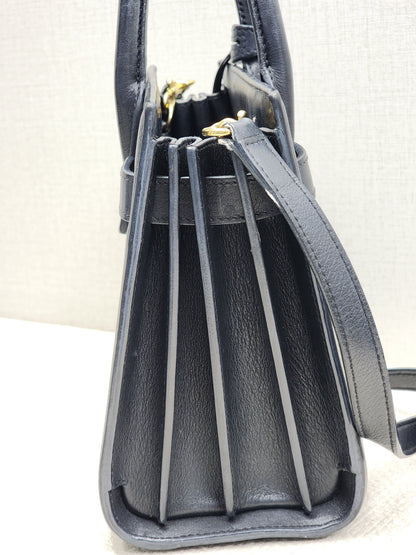YSL Black Nano Sac De Jour (GHW)