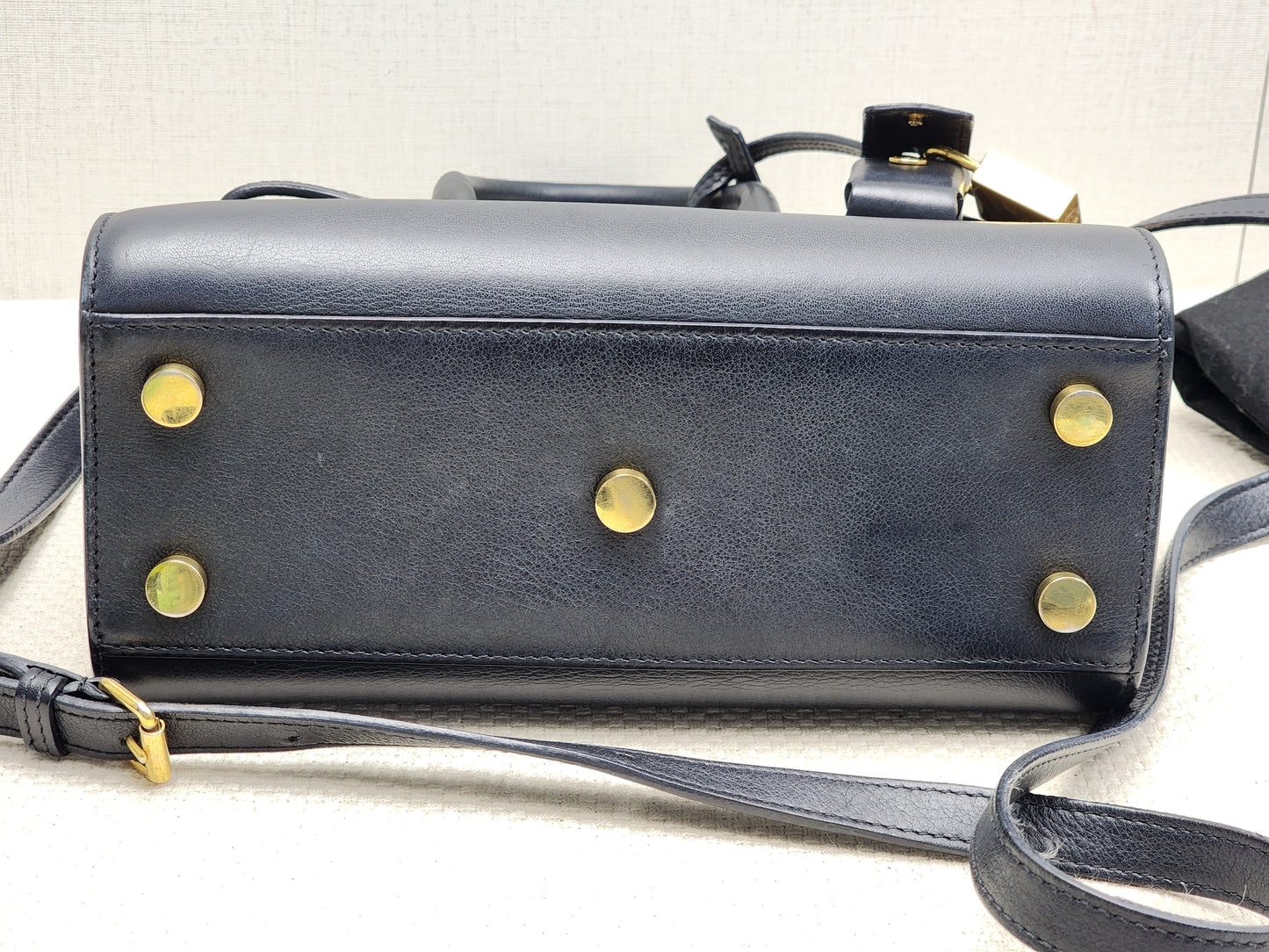 YSL Black Nano Sac De Jour (GHW)
