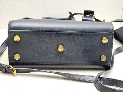 YSL Black Nano Sac De Jour (GHW)