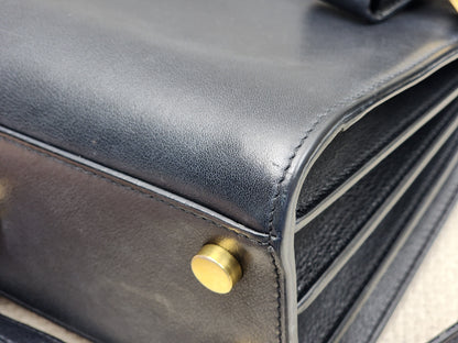 YSL Black Nano Sac De Jour (GHW)