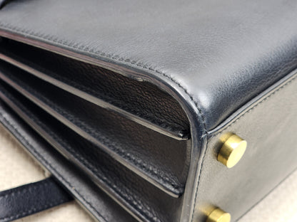 YSL Black Nano Sac De Jour (GHW)