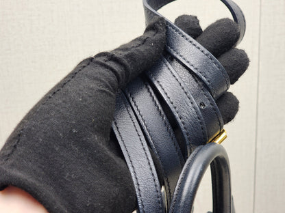 YSL Black Nano Sac De Jour (GHW)