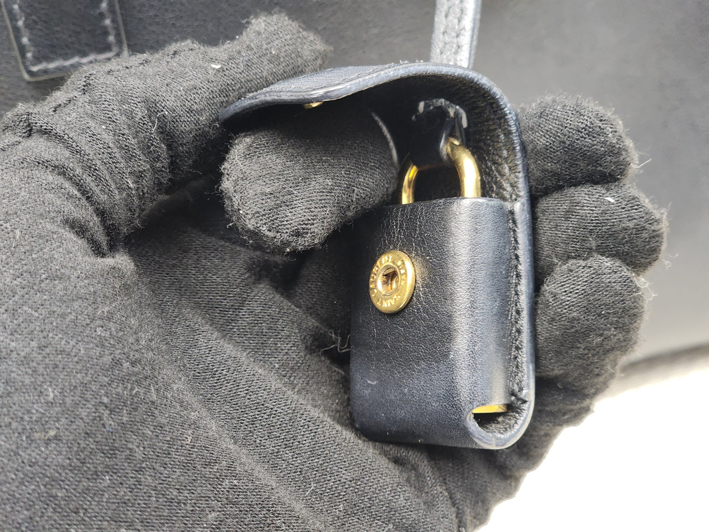 YSL Black Nano Sac De Jour (GHW)