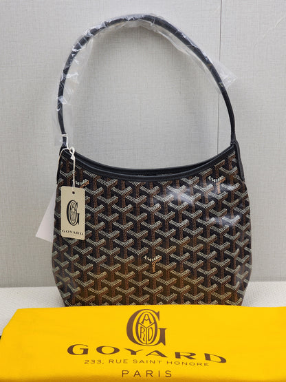 Goyard Black Boheme Mini Hobo