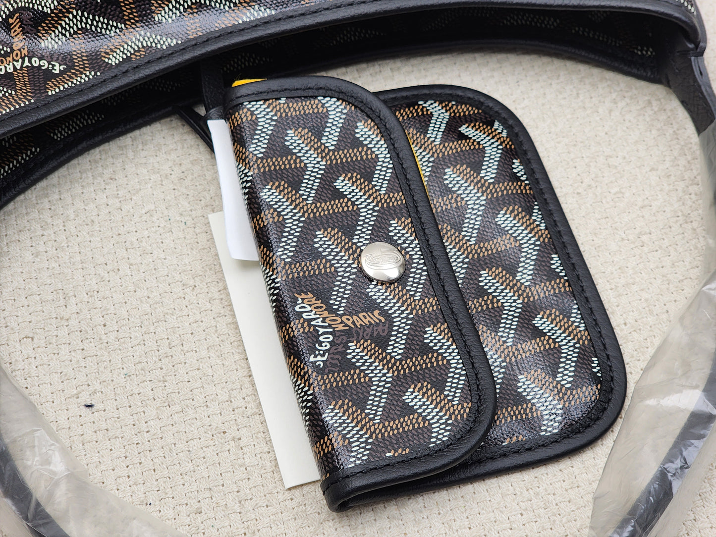 Goyard Black Boheme Mini Hobo