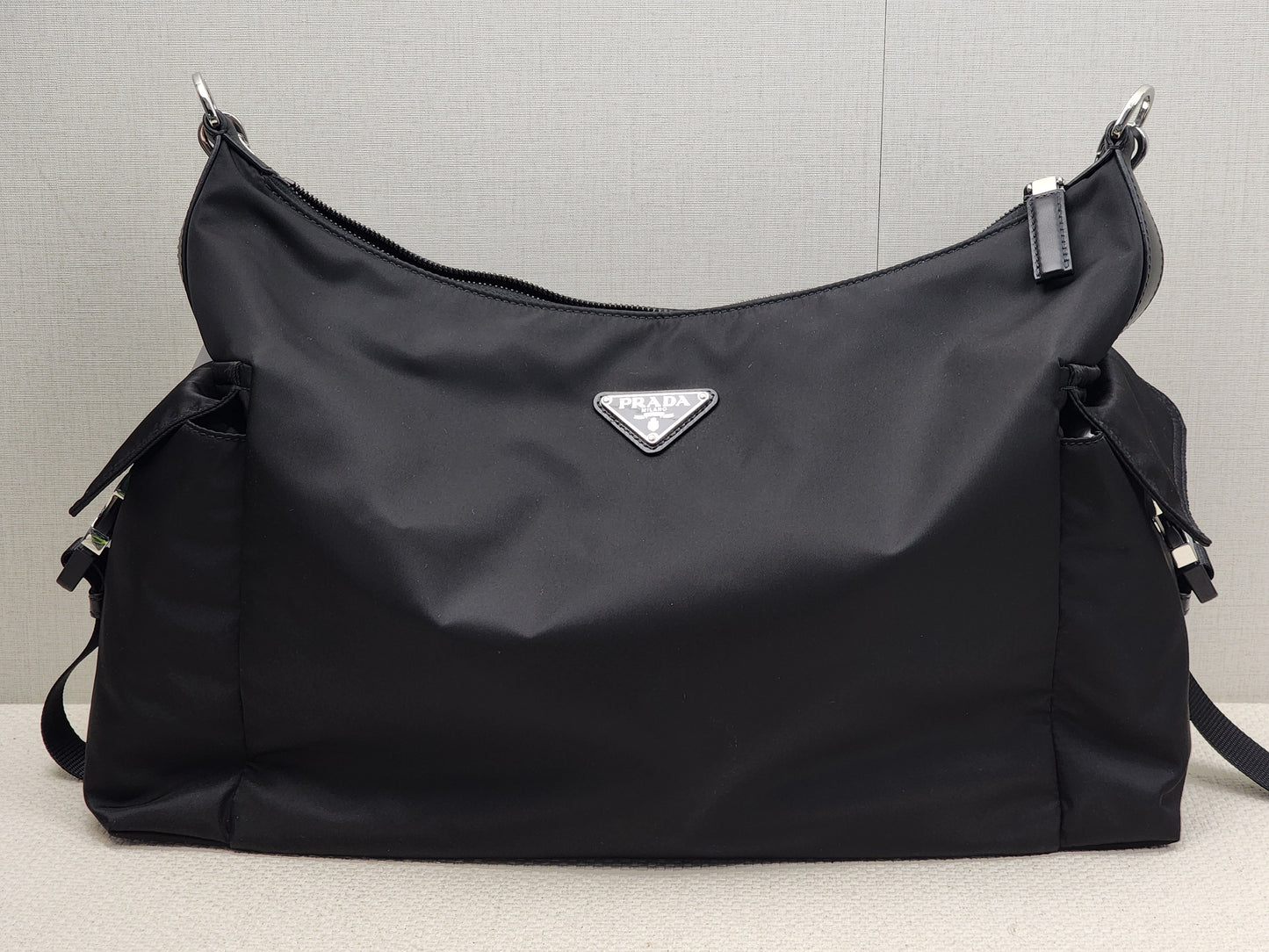 Prada Black Re-Nylon Explore Bag