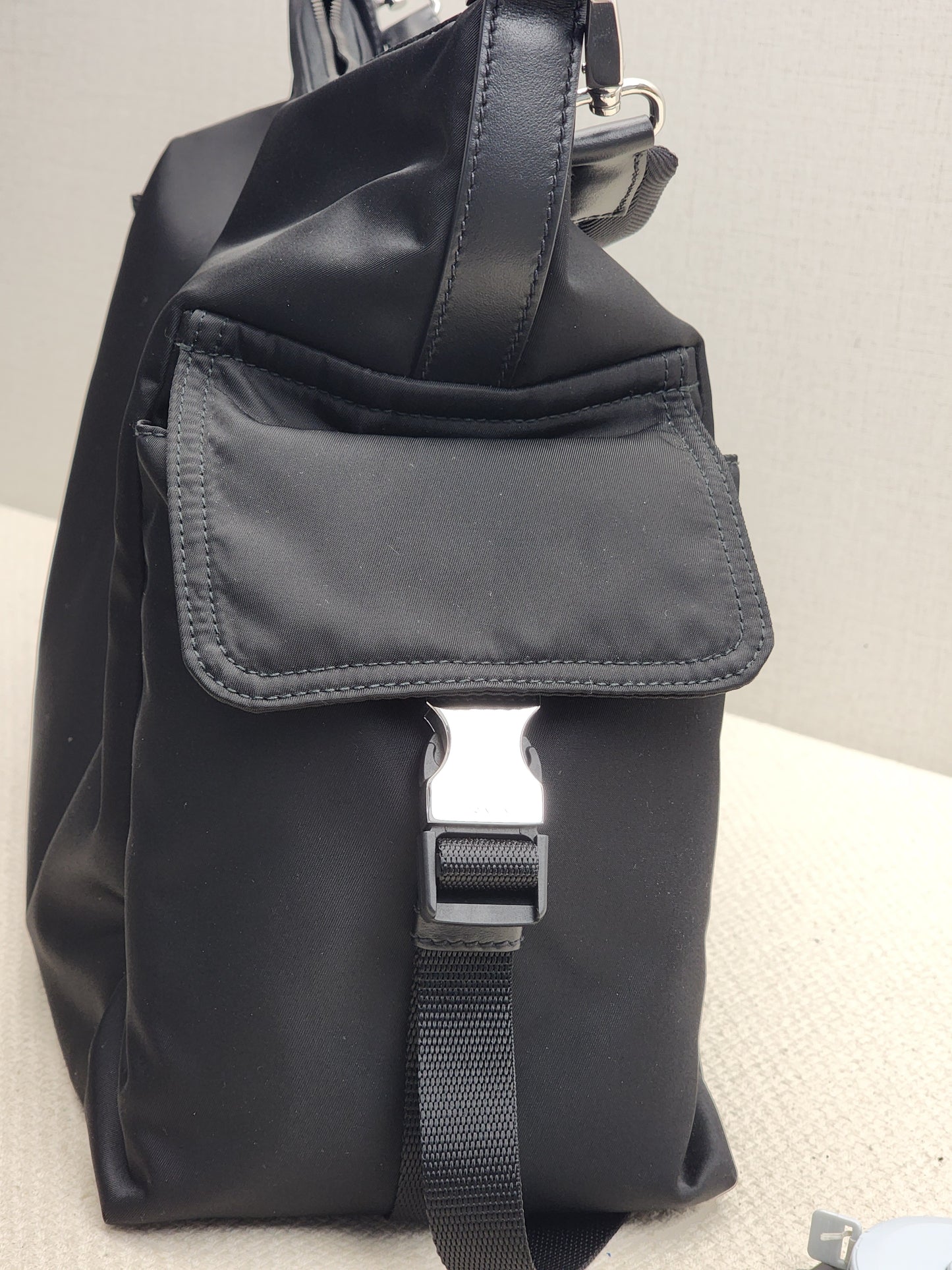 Prada Black Re-Nylon Explore Bag