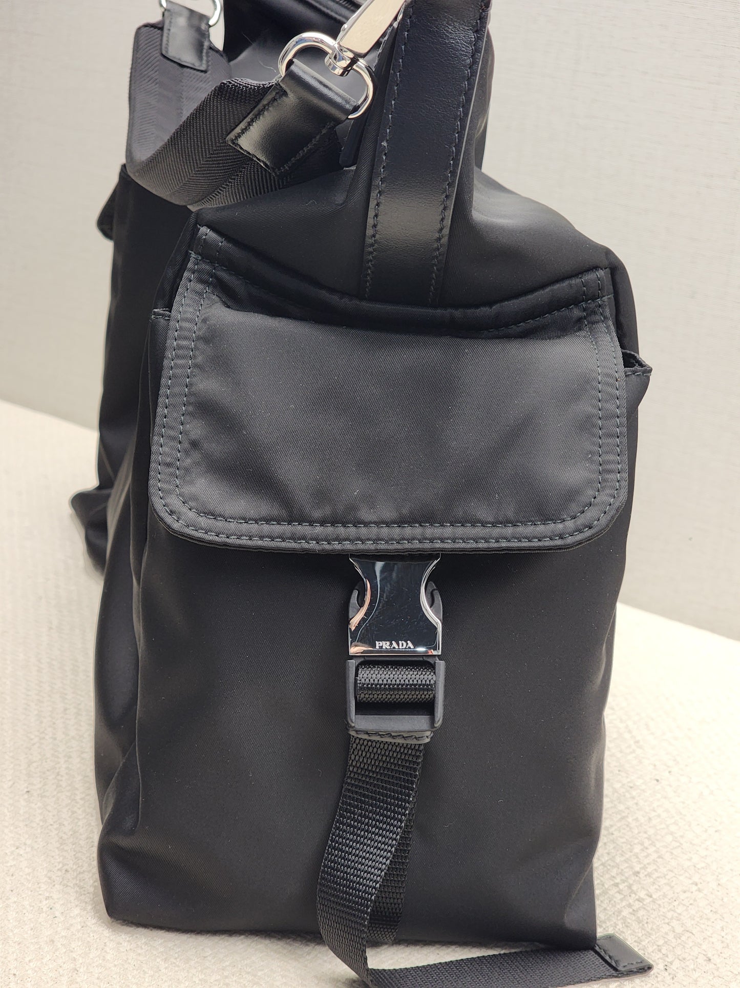 Prada Black Re-Nylon Explore Bag