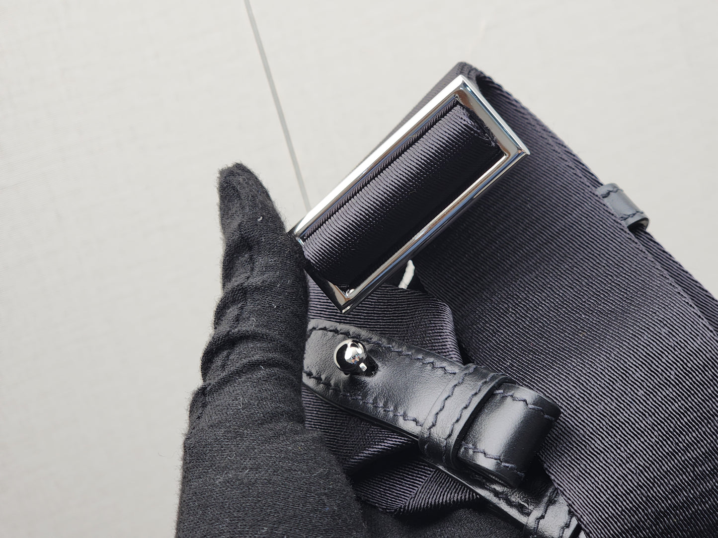 Prada Black Re-Nylon Explore Bag