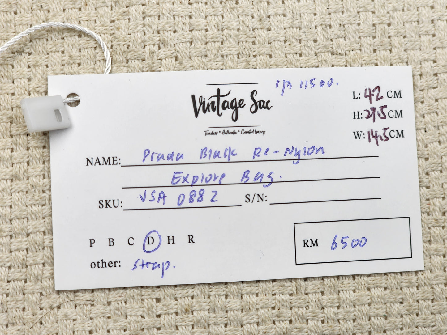 Prada Black Re-Nylon Explore Bag