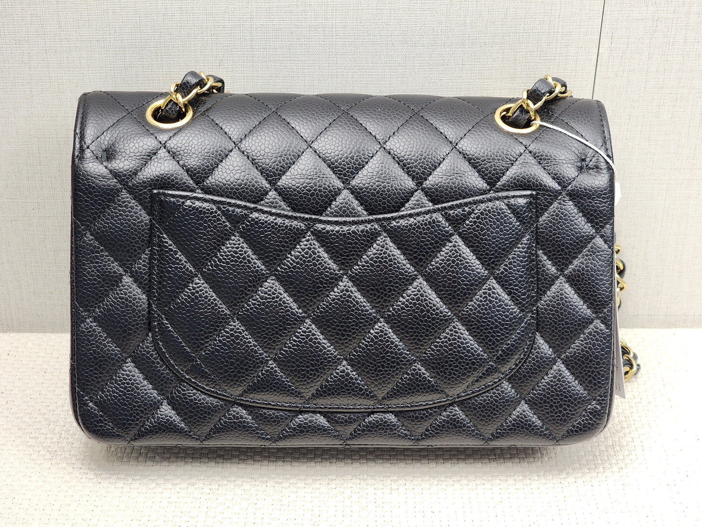 Chanel Black Caviar Small CF (GHW)
