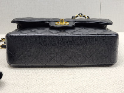 Chanel Black Caviar Small CF (GHW)