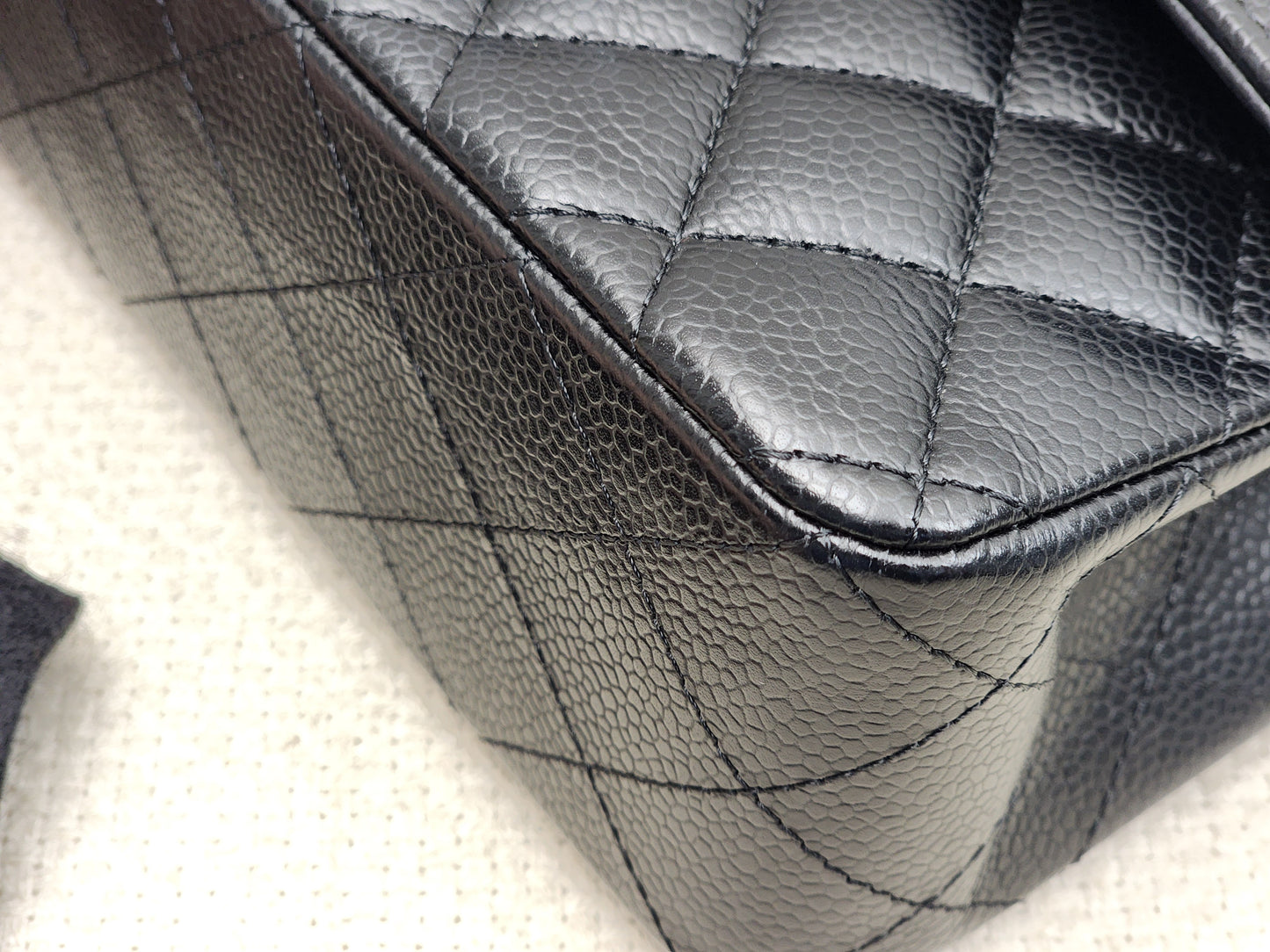 Chanel Black Caviar Small CF (GHW)