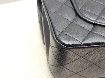 Chanel Black Caviar Small CF (GHW)