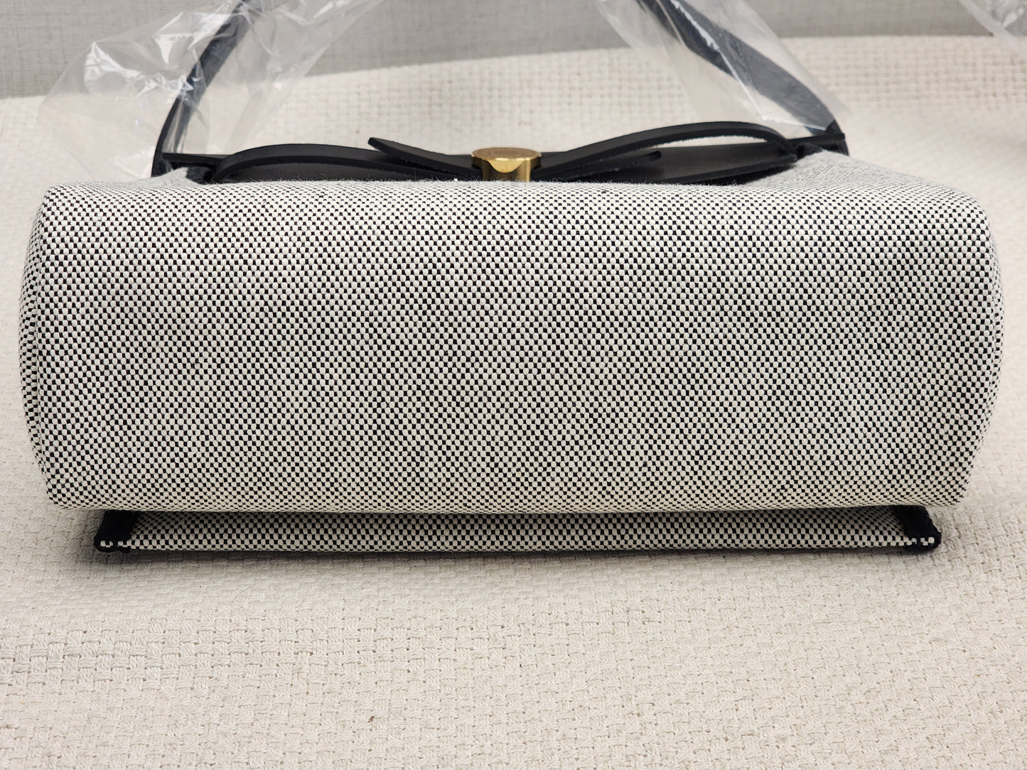 Hermes Noir / Ecru Herbag Zip 20 (GHW)