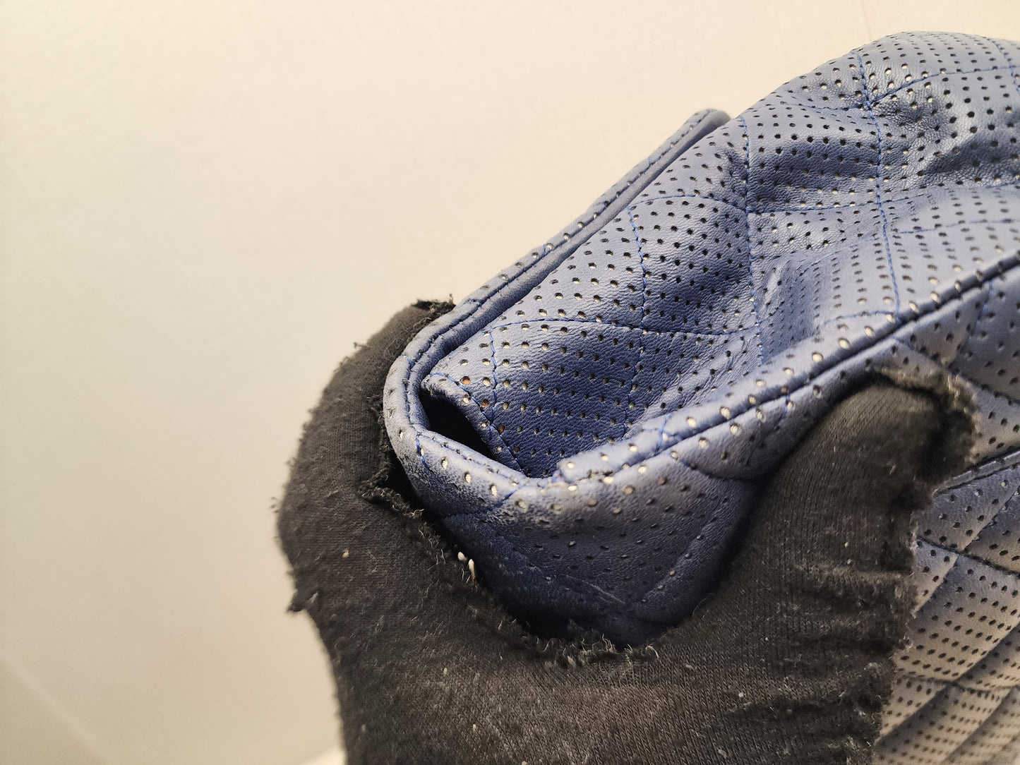 Chanel Black Jumbo Lambskin Perforated Flap (SHW)