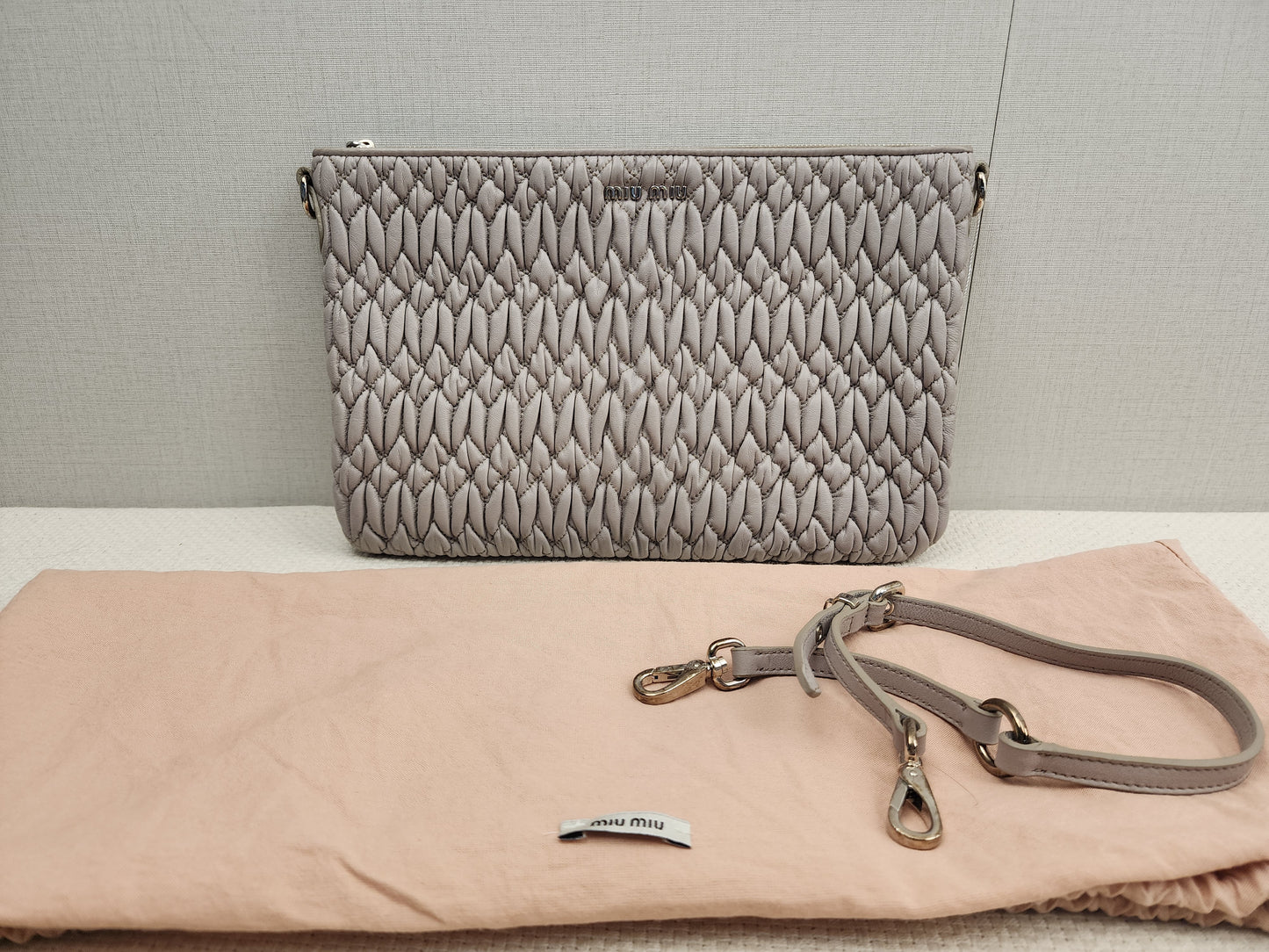 Miu Miu Matelasse Shoulder Bag