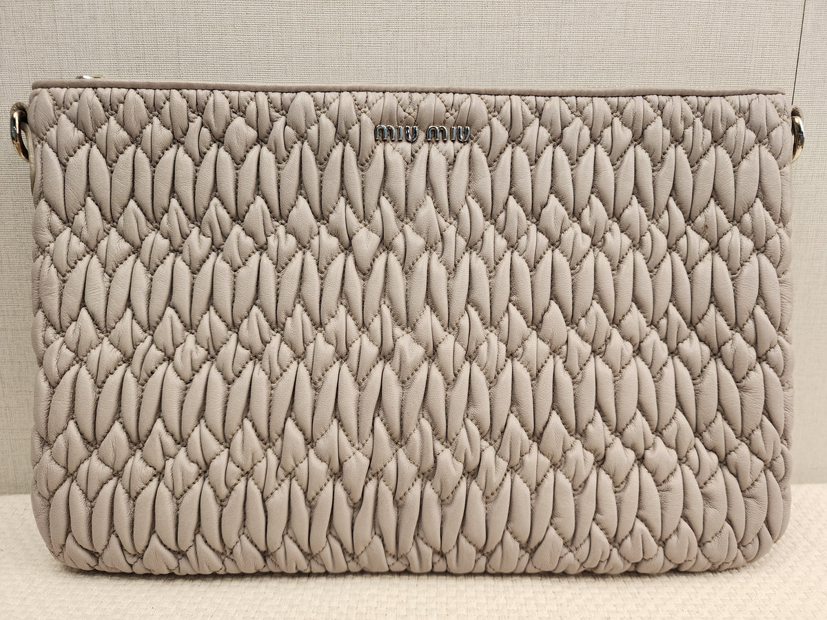 Miu Miu Matelasse Shoulder Bag