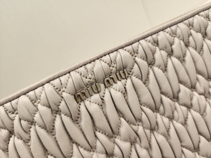 Miu Miu Matelasse Shoulder Bag