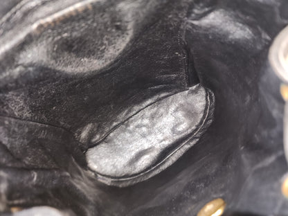 Chanel Vintage Black Lambskin Duma Backpack