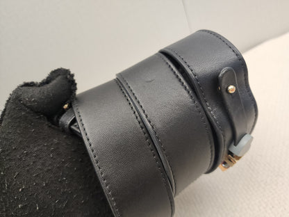 Dior Black Lambskin Small Lady Dior (GHW)