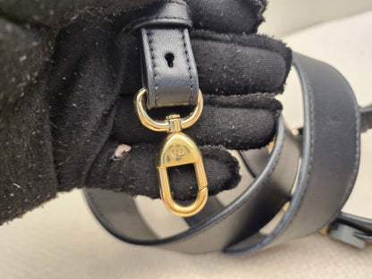 Dior Black Lambskin Small Lady Dior (GHW)