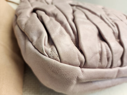 Miu Miu Pink Nappa Matelasse Coffer Hobo Bag