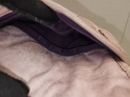 Miu Miu Pink Nappa Matelasse Coffer Hobo Bag