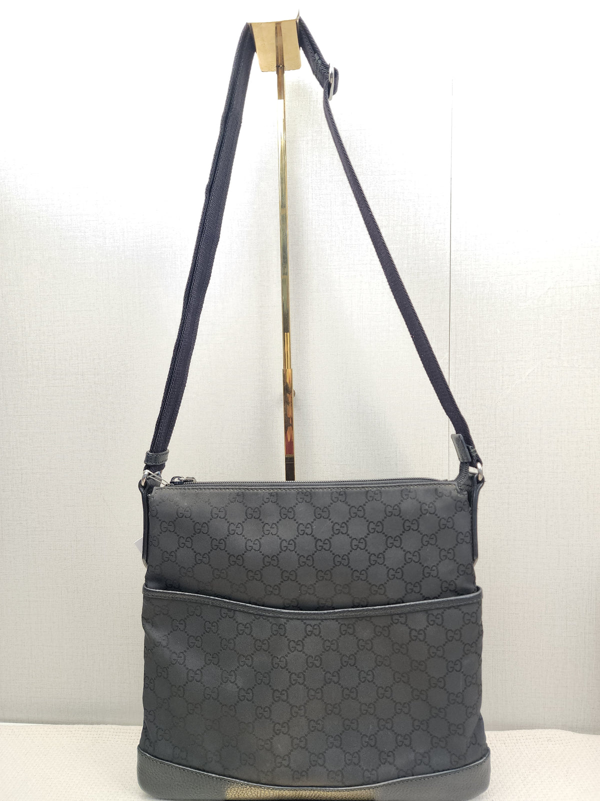Gucci GG Monogram Nylon Crossbody Bag