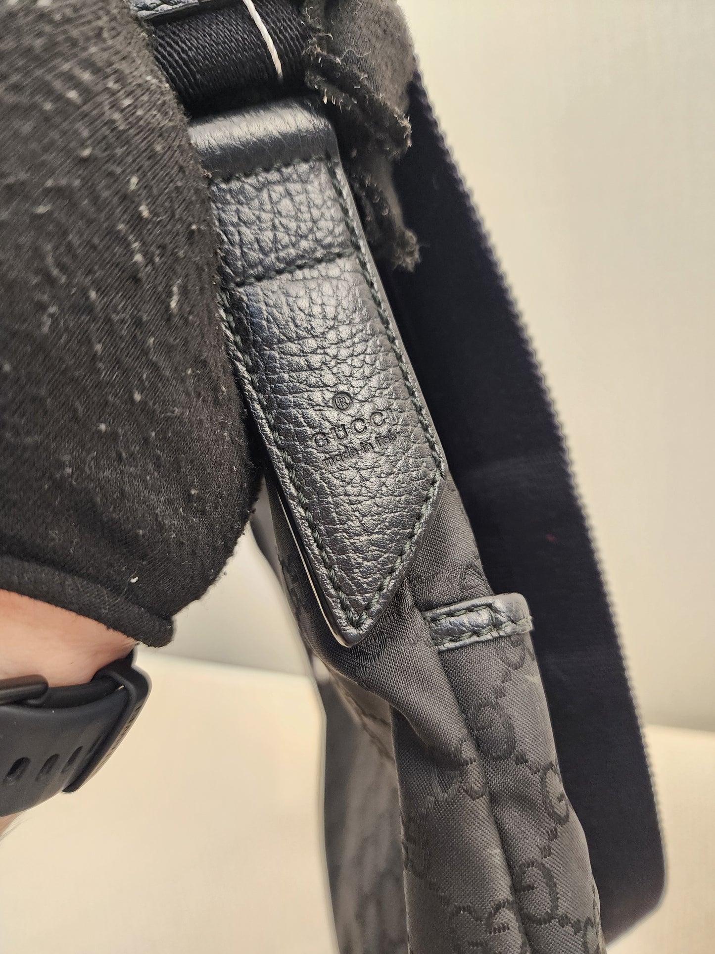 Gucci GG Monogram Nylon Crossbody Bag