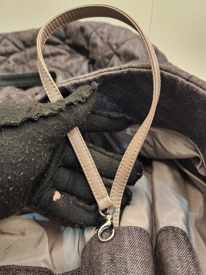 Chanel Black Denim Quilted Coco Stretch Spirit Cabas Tote (SHW)