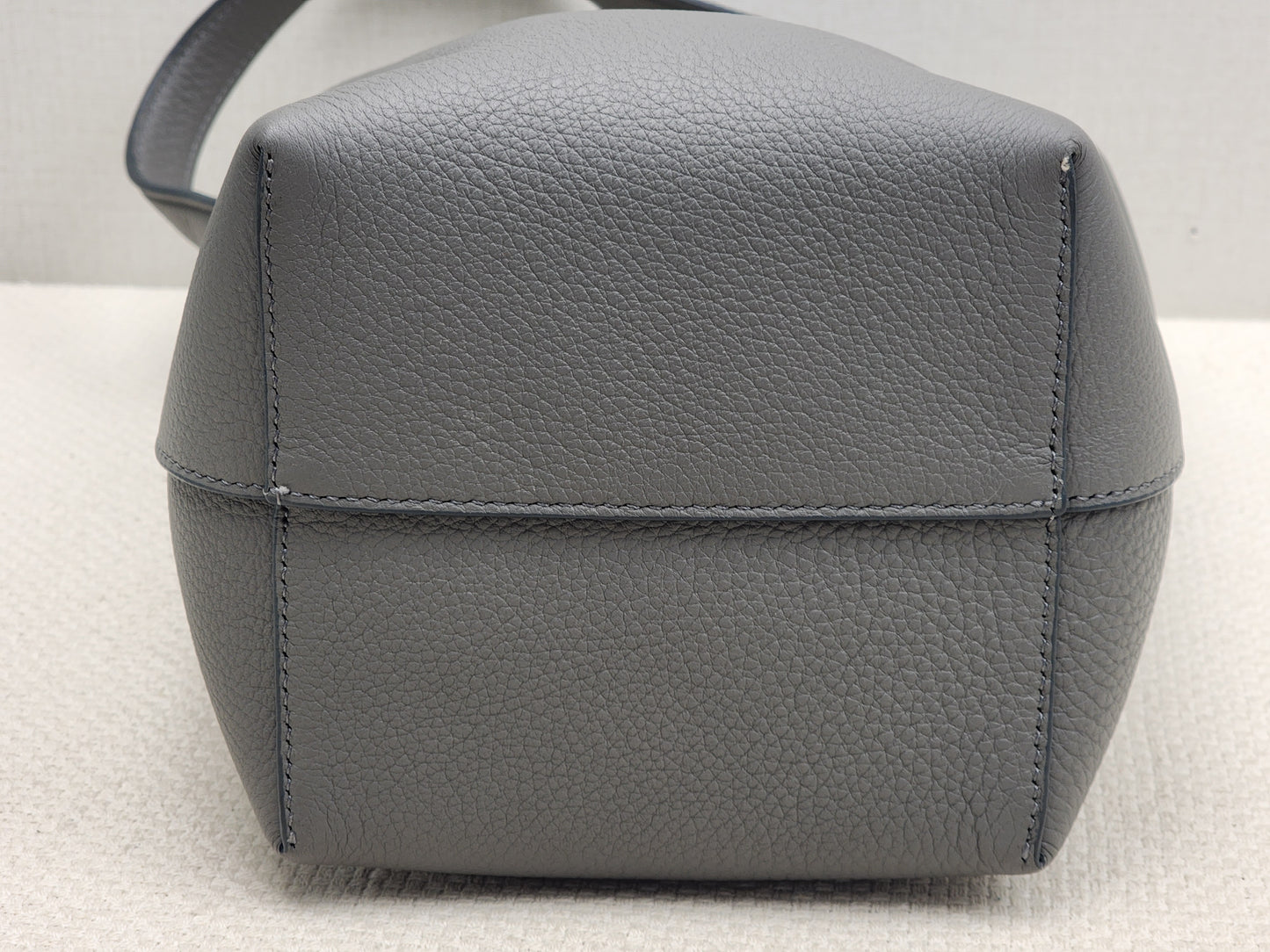 The Row Grey Grained Calfskin Small N/S Park Tote