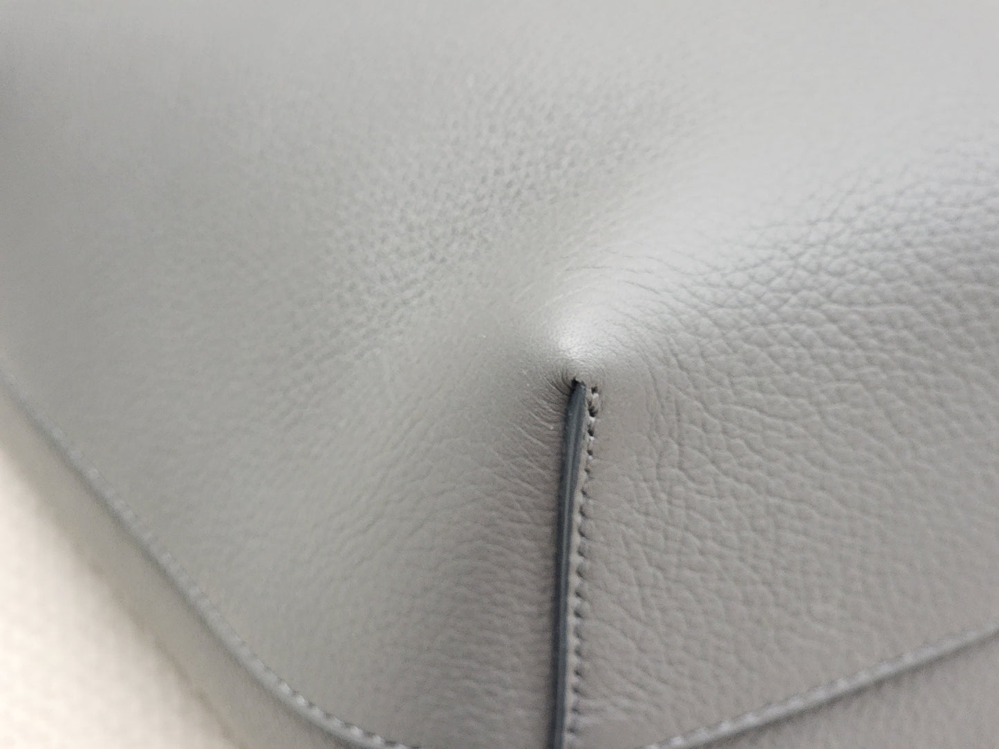 The Row Grey Grained Calfskin Small N/S Park Tote