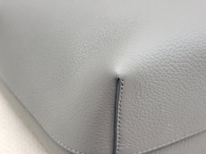 The Row Grey Grained Calfskin Small N/S Park Tote