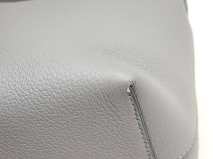 The Row Grey Grained Calfskin Small N/S Park Tote