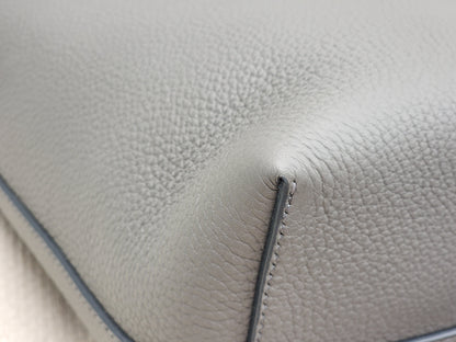 The Row Grey Grained Calfskin Small N/S Park Tote