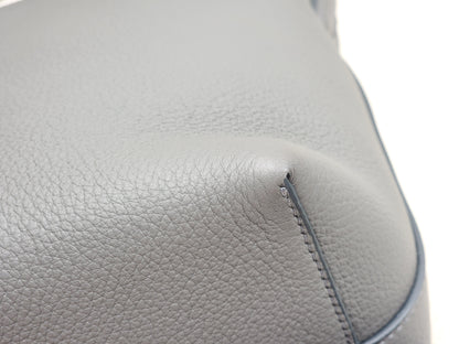 The Row Grey Grained Calfskin Small N/S Park Tote