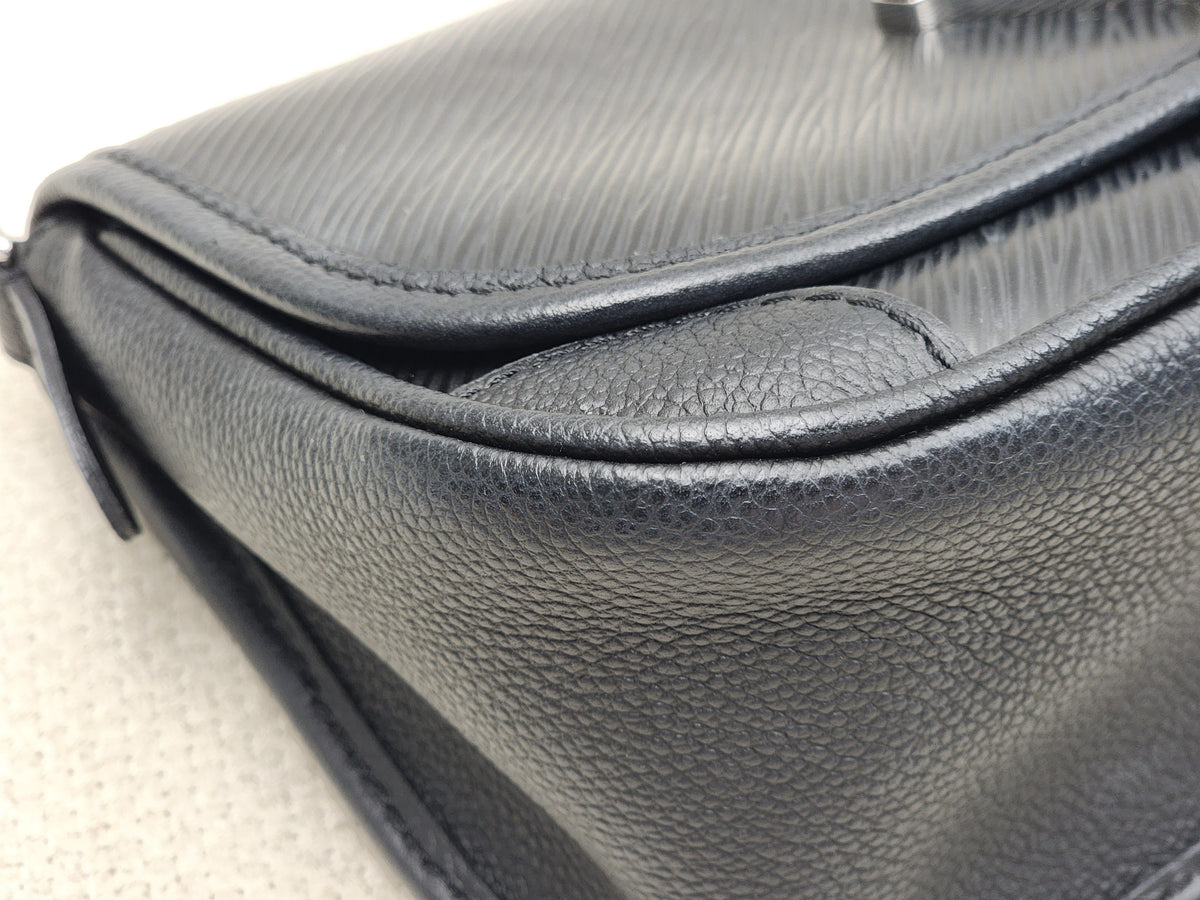 LV Black Epi Buci
